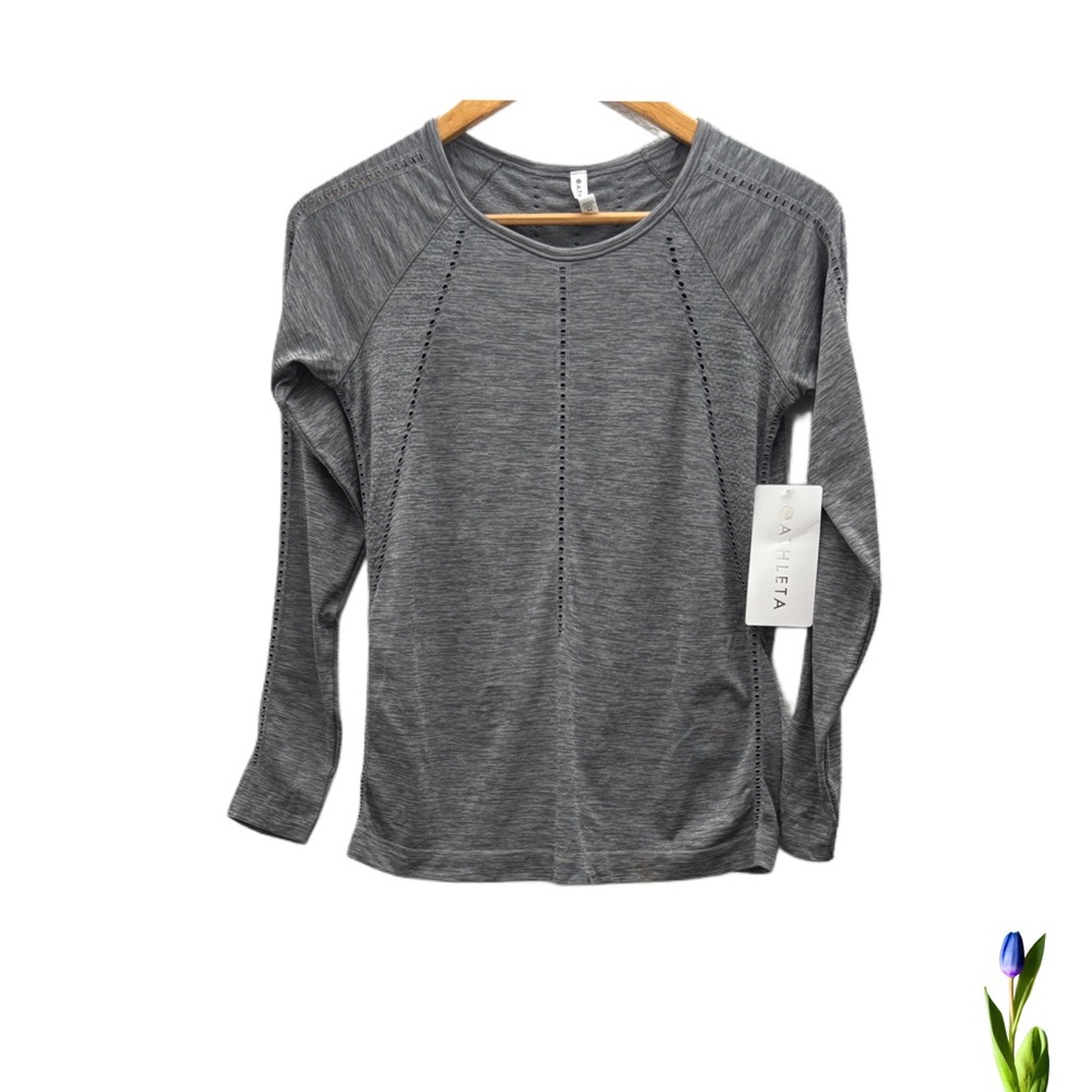ATHLETA FOOTHILL HEATHER GRAY
LONG SLEEVE SIZE XS UNSTINKABLE
REDUCING ODORS